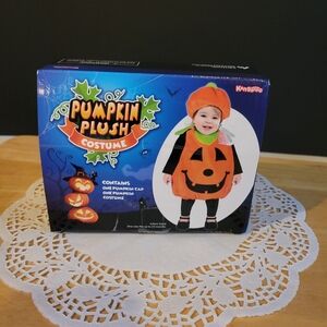 NIB Pumpkin Plush Halloween Costume up to 24 mos